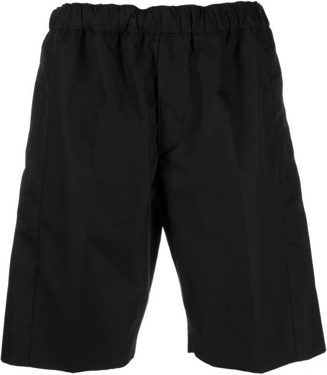 Alexander McQueen Katoenen bermuda shorts Zwart