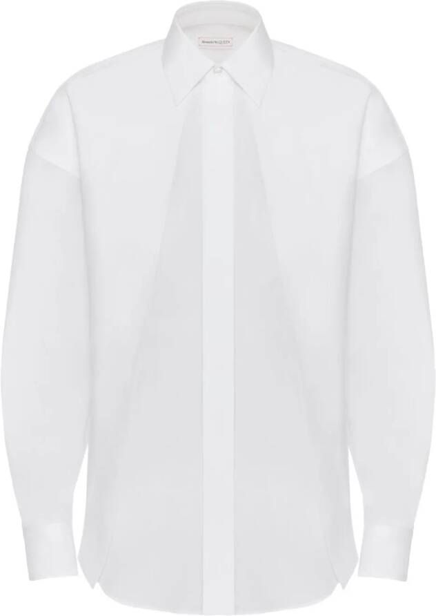 Alexander McQueen Katoenen overhemd Wit