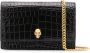 Alexander McQueen Skull kleine crossbodytas Zwart - Thumbnail 1