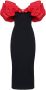 Alexander McQueen Kokerjurk met ruches Zwart - Thumbnail 1