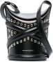 Alexander McQueen Lei bucket-tas met studs Zwart - Thumbnail 1