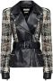 Alexander McQueen Leren bikerjack Zwart - Thumbnail 1