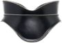 Alexander McQueen Leren korsetriem Zwart - Thumbnail 1