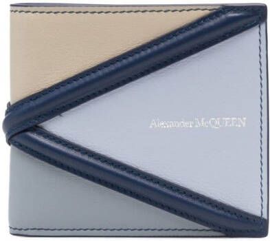 Alexander McQueen Leren portemonnee Blauw