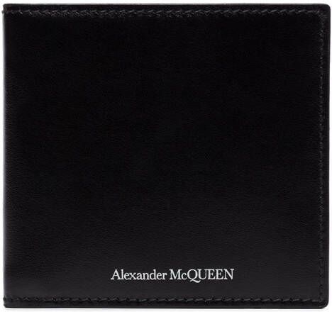 Alexander McQueen Leren portemonnee Zwart