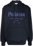 Alexander McQueen Hoodie met logoprint Blauw - Thumbnail 1