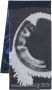Alexander McQueen Sjaal met logoprint Blauw - Thumbnail 1