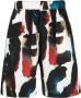 Alexander McQueen Shorts met logoprint Zwart - Thumbnail 1