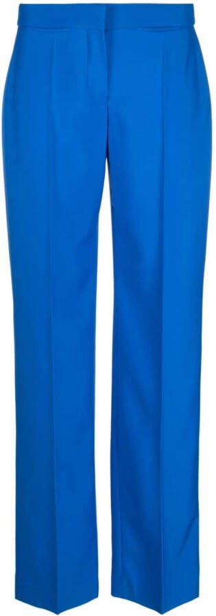 Alexander McQueen Low waist pantalon Blauw