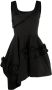 Alexander McQueen Mini-jurk met diepe ronde hals Zwart - Thumbnail 1