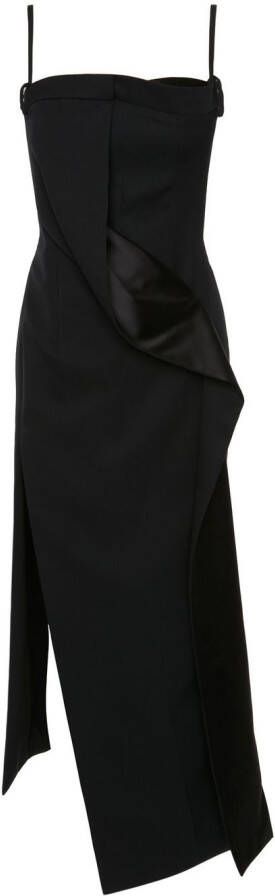 Alexander McQueen Mouwloze jurk Zwart