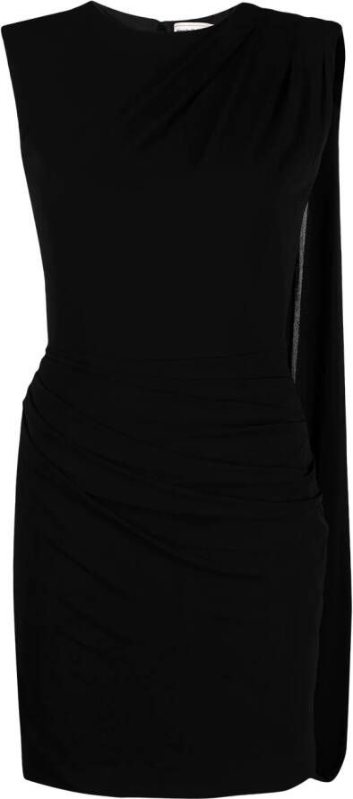 Alexander McQueen Mouwloze mini-jurk Zwart