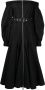 Alexander McQueen Off-shoulder jurk Zwart - Thumbnail 1
