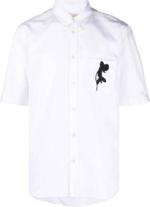 Alexander McQueen Overhemd met borduurwerk Wit