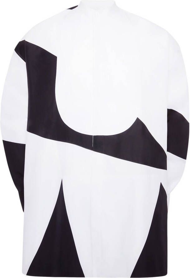 Alexander McQueen Overhemd met grafische print Wit