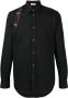 Alexander McQueen Overhemd met schouderdetail Zwart - Thumbnail 1