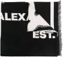 Alexander McQueen Oversized sjaal Zwart - Thumbnail 1