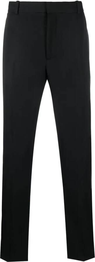 Alexander McQueen Pantalon met zijvlak Zwart