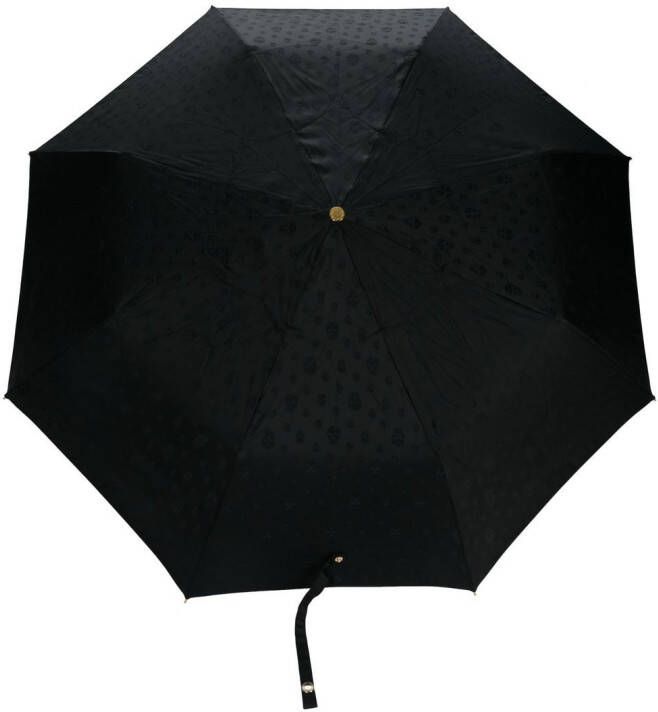 Alexander McQueen Paraplu met doodskop Zwart