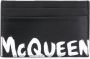 Alexander McQueen Pasjeshouder met logo Zwart - Thumbnail 1