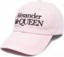 Alexander McQueen Pet met geborduurd logo Roze - Thumbnail 1
