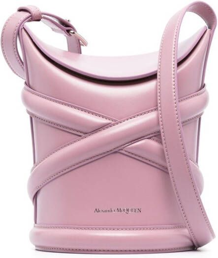 Alexander McQueen Bucket-tas met detail Roze