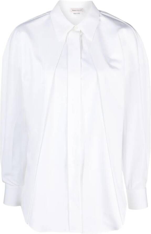Alexander McQueen Katoenen blouse Wit