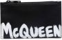 Alexander McQueen Leren portemonnee met logoprint Zwart - Thumbnail 1