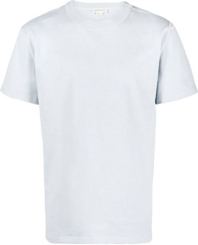 Alexander McQueen T-shirt met ronde hals Blauw