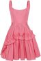 Alexander McQueen Mini-jurk met ruches Roze - Thumbnail 1