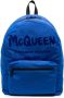 Alexander McQueen Rugzak met logoprint Blauw - Thumbnail 1