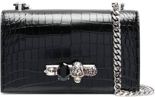 Alexander McQueen Crossbody boekentas Zwart
