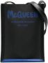 Alexander McQueen Schoudertas met logoprint Zwart - Thumbnail 1