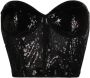 Alexander McQueen Top met pailletten Zwart - Thumbnail 1