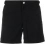 Alexander McQueen Zwembroek met gespdetail Zwart - Thumbnail 1