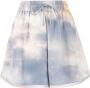 Alexander McQueen Shorts met tie-dye print Blauw - Thumbnail 1
