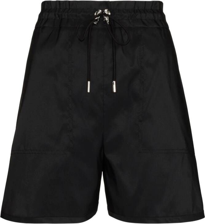 Alexander McQueen Shorts met trekkoord Zwart