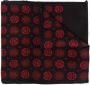 Alexander McQueen Sjaal met geweven jacquard Zwart - Thumbnail 1