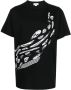 Alexander McQueen T-shirt met print Zwart - Thumbnail 1
