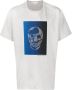 Alexander McQueen T-shirt met doodskopprint Grijs - Thumbnail 1