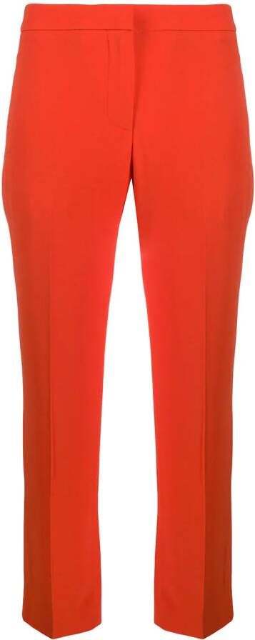Alexander McQueen Slim-fit pantalon Oranje