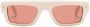Alexander McQueen Eyewear Zonnebril met vierkant montuur Beige - Thumbnail 1