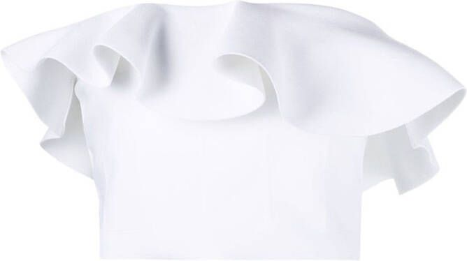Alexander McQueen Strapless top Wit