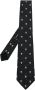 Alexander McQueen stropdas met dessins Zwart - Thumbnail 1