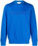 Alexander McQueen Sweater met geborduurd logo Blauw - Thumbnail 1