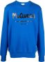 Alexander McQueen Sweater met graffiti-print Blauw - Thumbnail 1