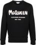 Alexander McQueen Sweater met graffiti-print Zwart - Thumbnail 1