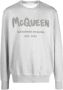 Alexander McQueen Sweater met logoprint Grijs - Thumbnail 1