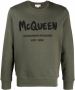 Alexander McQueen Sweater met logoprint Groen - Thumbnail 1