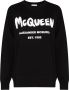 Alexander McQueen Sweater met ronde hals Zwart - Thumbnail 1